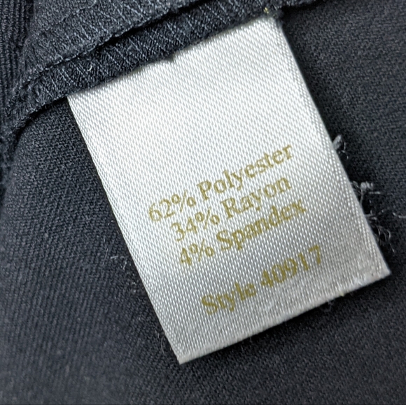 Caslon Black Classic Work Trouser Pants 🖤✨ Size 4 - Picture 9 of 12